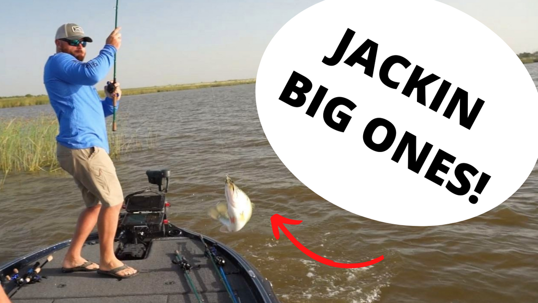 JACKIN Large Mouth on the FENRIR rod with Sixgill Pro Randy Sullivan