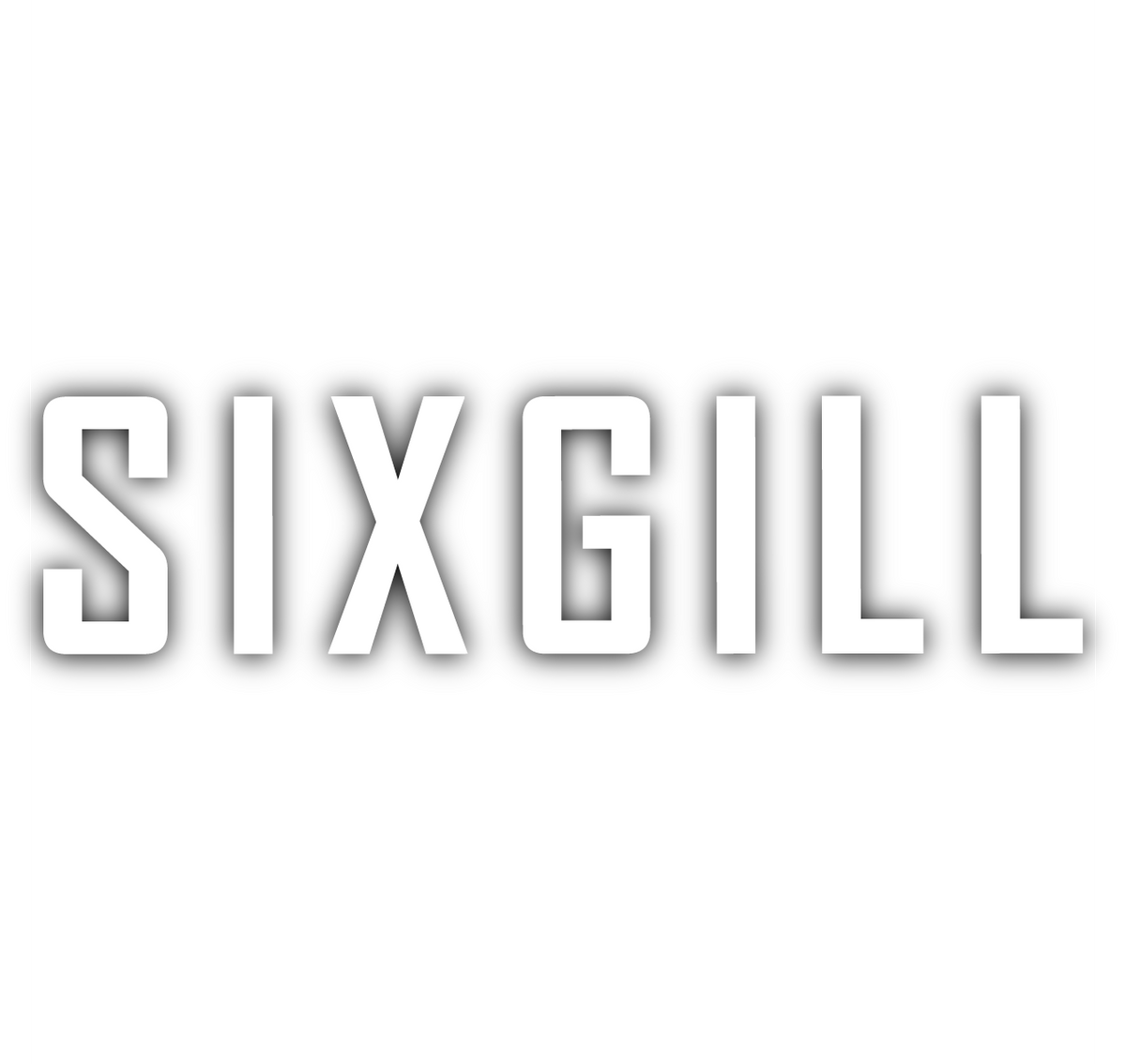 Sixgill Block Logo Decal